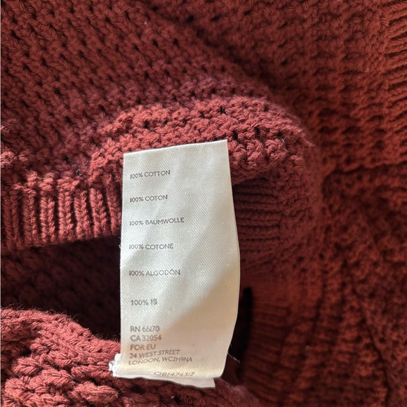 NWT Free People Clear Skies Fauxchet Sweater Romper/Cover Up in Wine Size S - Picture 6 of 8